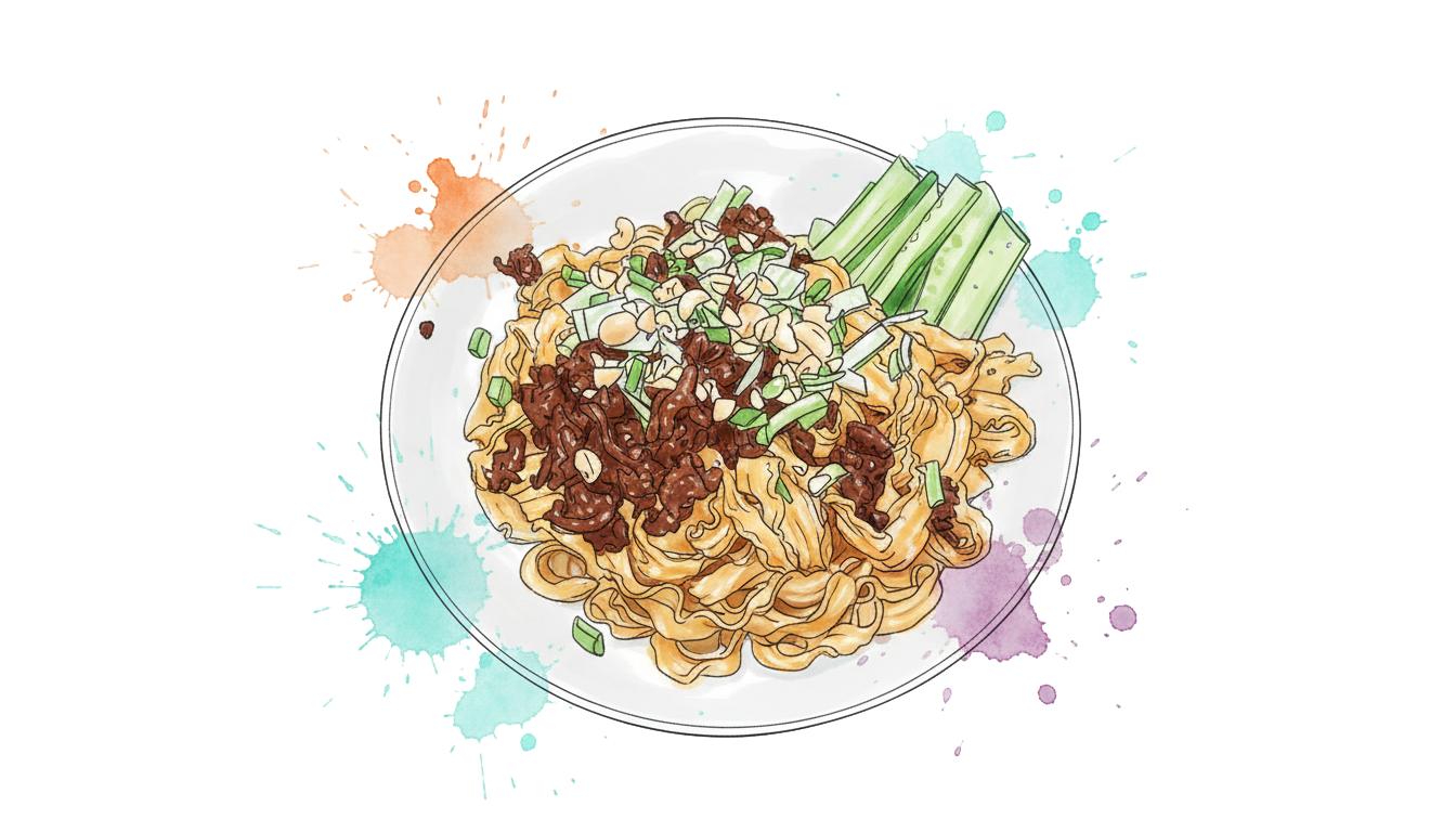 Sichuan-Inspired Instagram Noodles (Dan Dan Style)