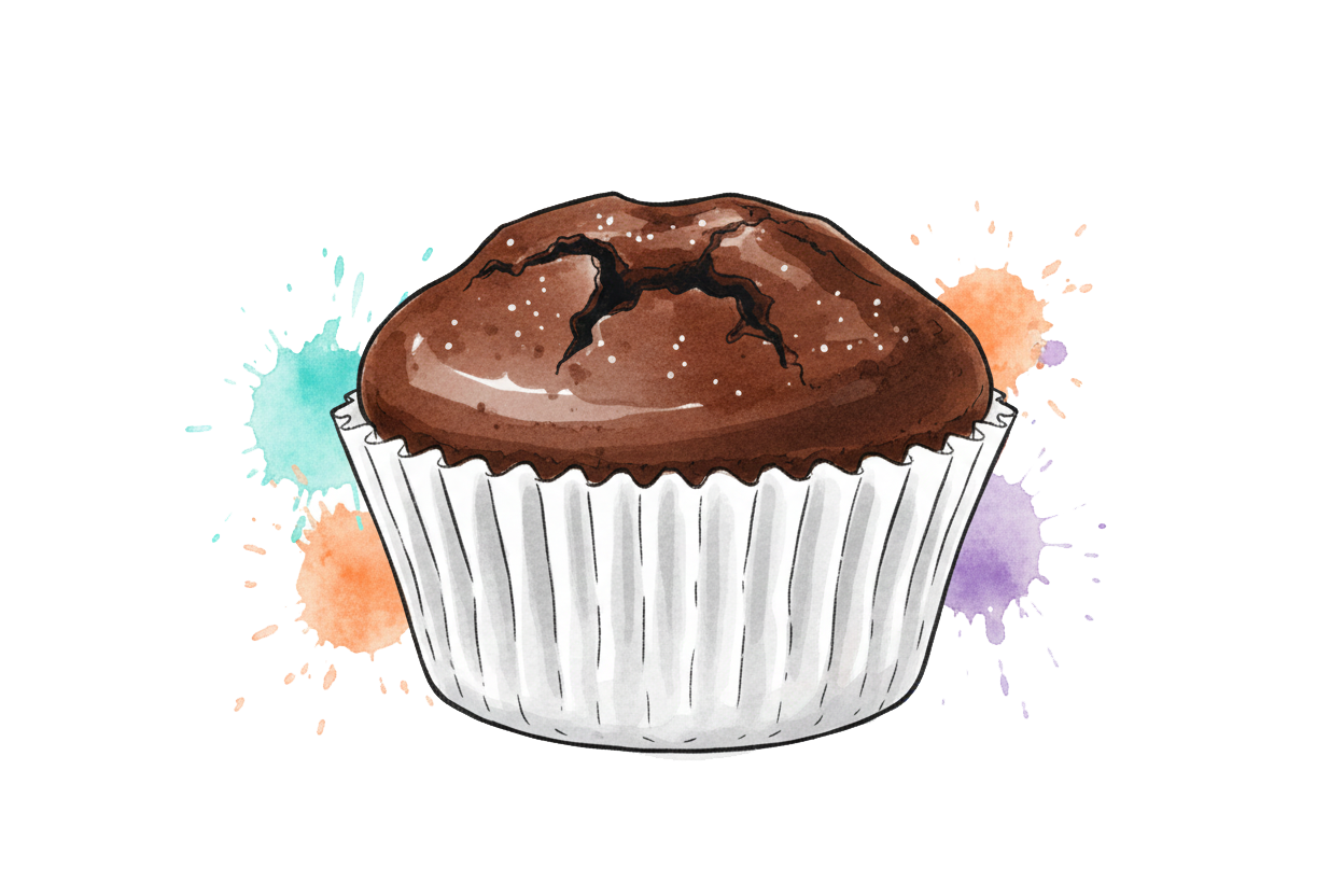 Leftover Chocolate Mini Cakes (Cupcakes)