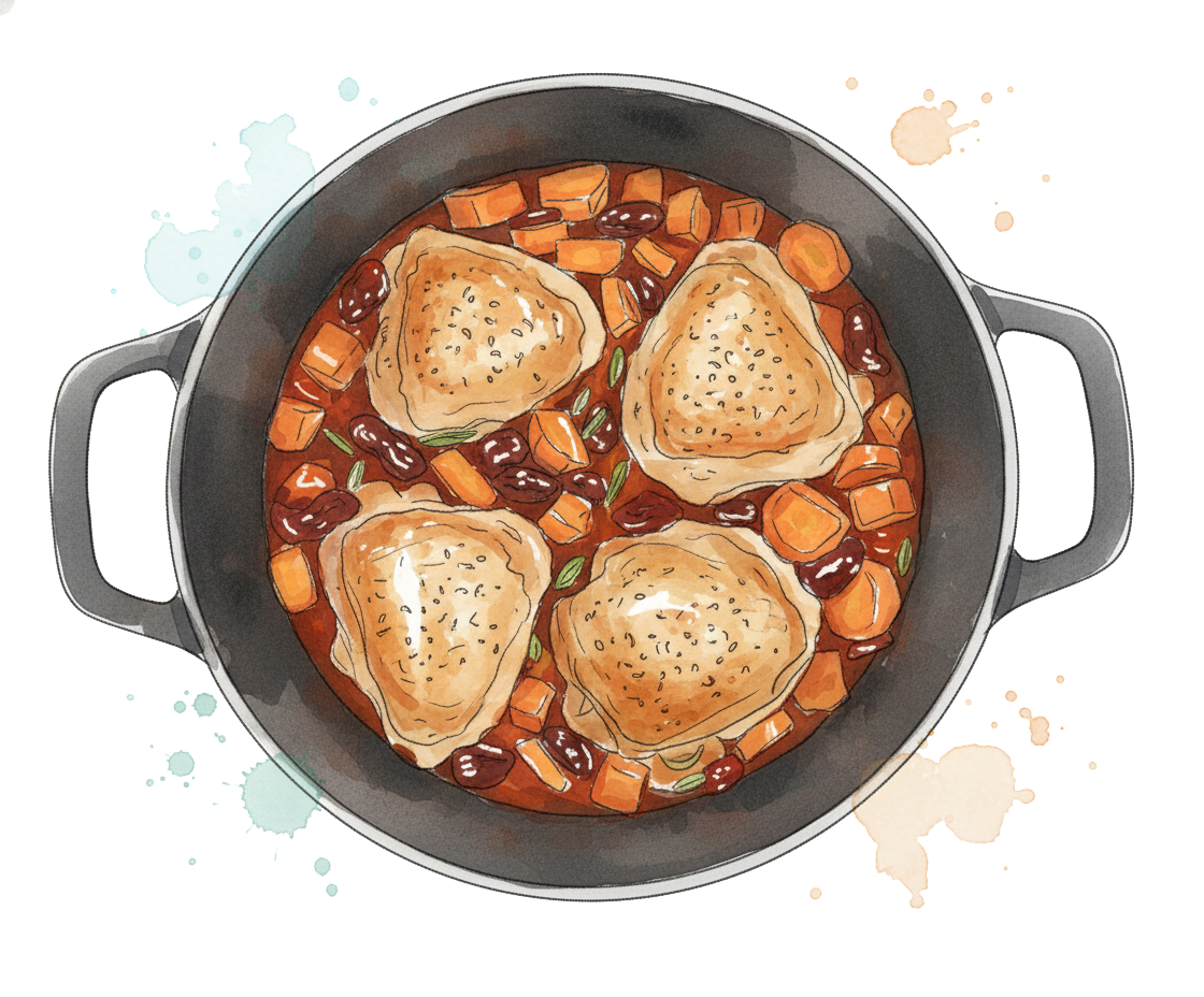 Oven Baked Chicken in Gravy