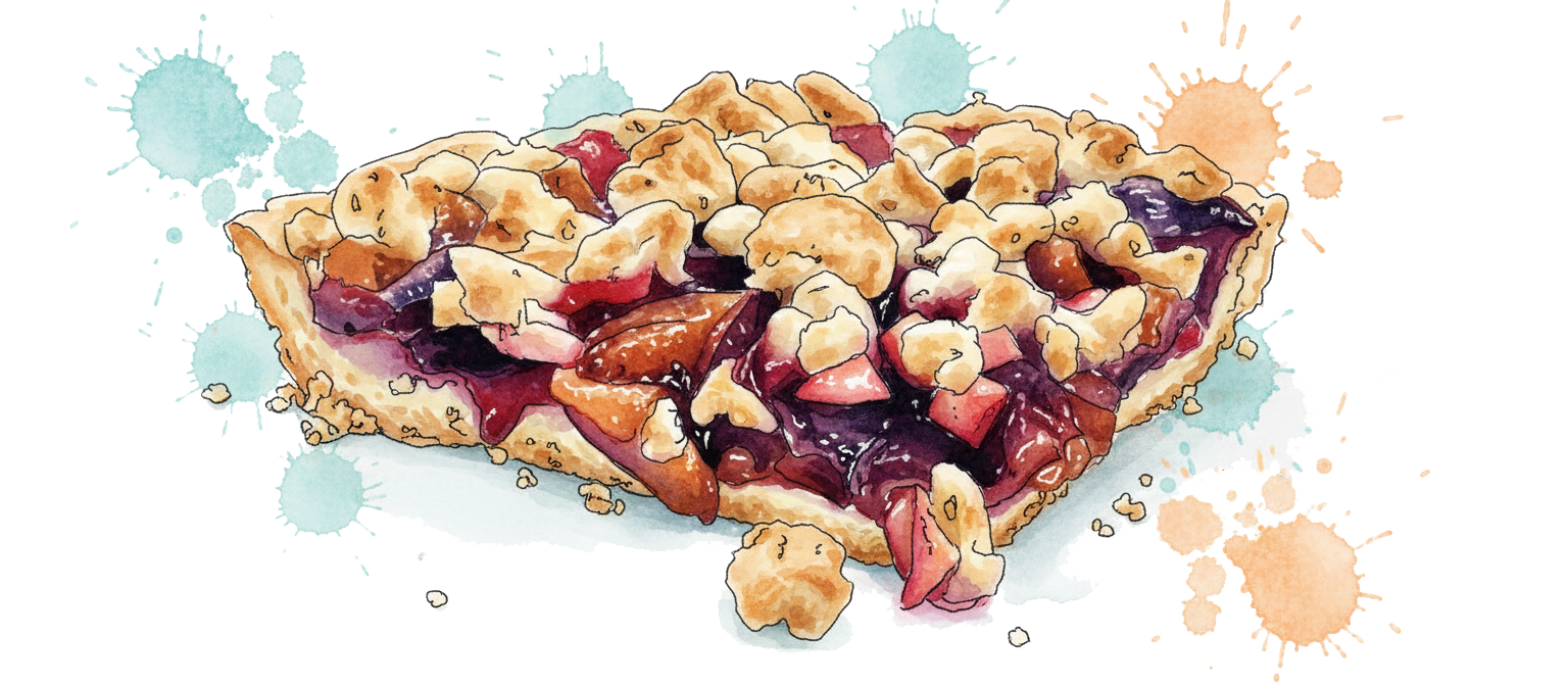 Streuselkuchen (German Crumble Cake with Fruit)